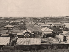 Ачинск. Панорама города, 1899 год