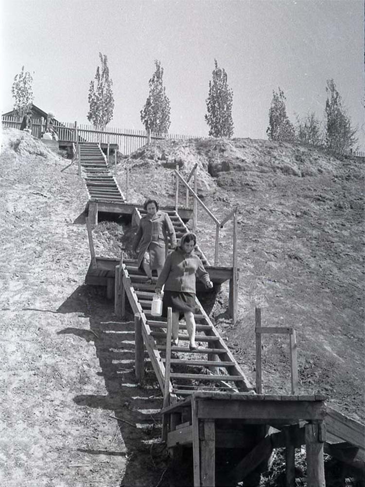 Ахтубинск. Лестница с Ардагана к реке, 1954 год