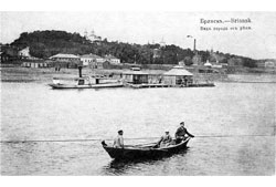 Брянск. Панорама города с реки, 1910-е годы