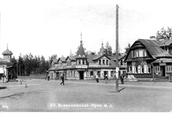 Всеволожск. Станция Всеволожская, 1910-е годы