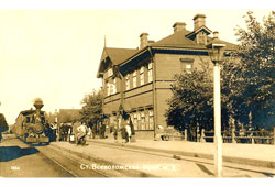 Всеволожск. Железнодорожный вокзал, 1910-е годы