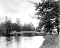 Гатчина. Большой каменный мост, 1890-е годы