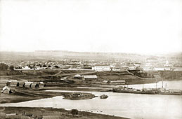 Елабуга. Вид на Елабугу из Чертова городища, 1910