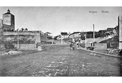Ивангород. Въезд на мост, 1910-е годы