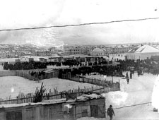 Калтан. Базарная площадь, 1957 год