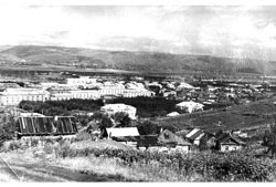 Калтан. Панорама города, 1960-е годы