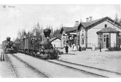 Каменногорск. Железнодорожная станция, 1910-е годы