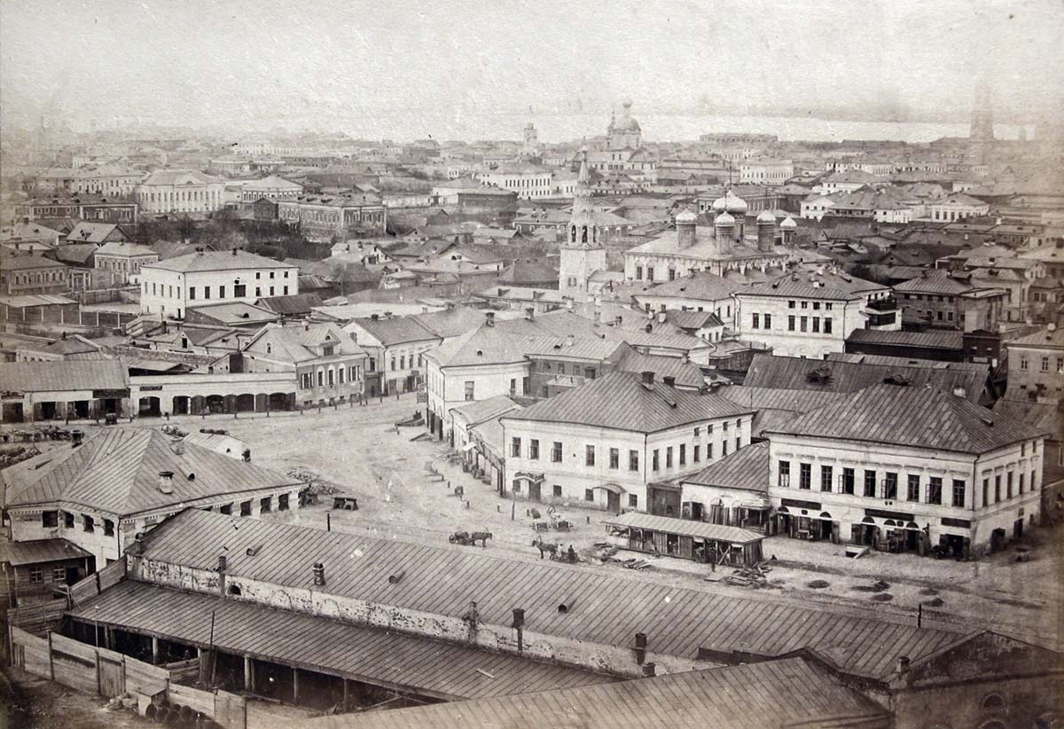 Казань. Большая Проломная улица, начало улицы, 1879