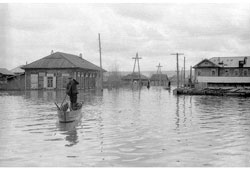 Киренск. Наводнение весной 1966 года
