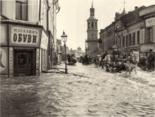Наводнение на улицах Москвы