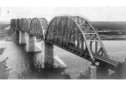 Муром. Строительство железнодорожного моста, 1912 год