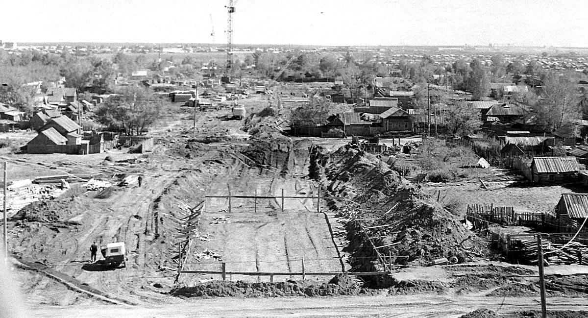 Набережные Челны. Старые Челны - поселок ГЭС, 1971 год