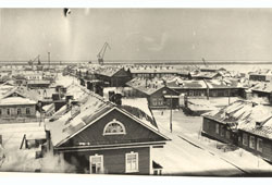 Нарьян-Мар. Панорама центра города, 1960-е годы