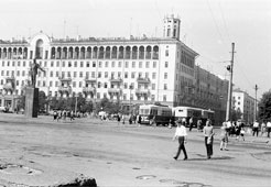 Новокузнецк. Площадь Маяковского, 1968 год