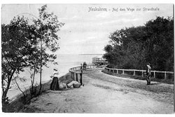 Пионерский. Дорога к пляжу, 1904-1911 годы