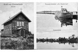 Светлый. Кирха и пассажирский пароход, 1900-1920 годы
