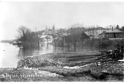Таруса. Разлив реки Ока, 1915 год