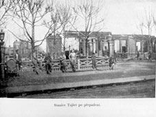 Тайшет. Разрушенное в 1919 года здание первого вокзала