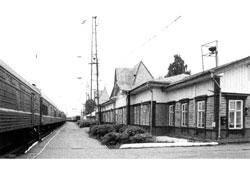 Тайшет. Железнодорожный вокзал, 1970-е годы