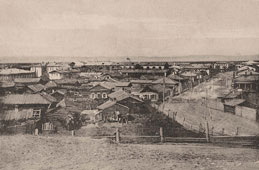 Улан-Удэ. Базарная улица, вид с горы, 1909 год