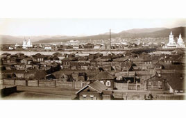 Улан-Удэ. Вид из Зауды, 1909 год