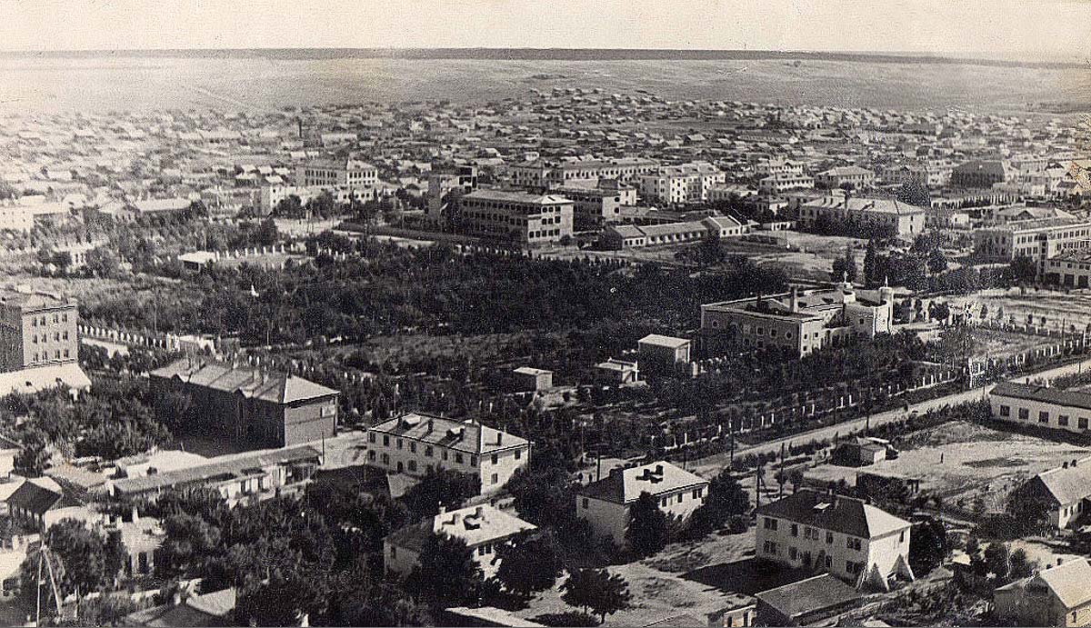 Элиста. Центральная часть города, 1960-е годы