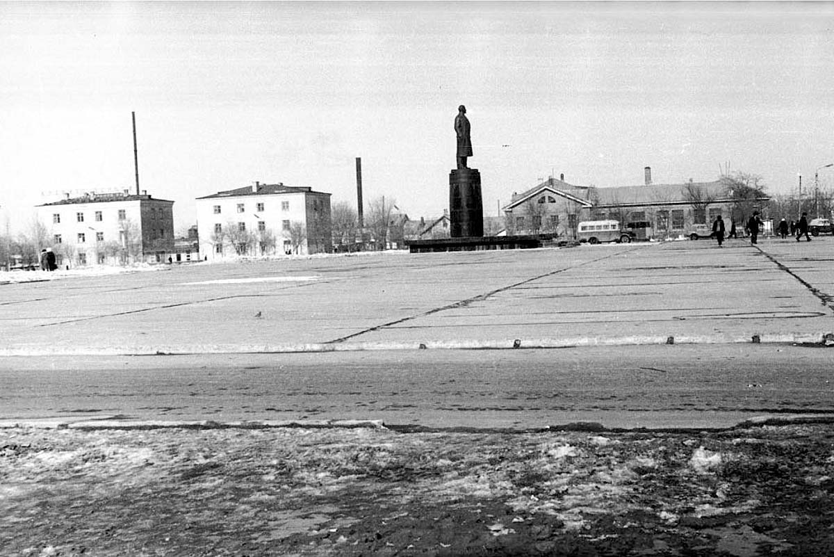 Элиста. Площадь Ленина, 1972 год