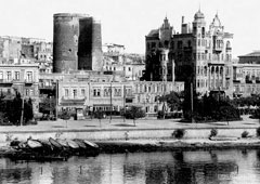 Баку. Вид на старый город
