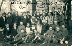 Ласила. Ученики школы, 1930 год
