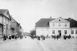 Вильянди. Панорама площади, 1900-е годы