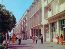 Душанбе. Новые жилые дома в центре, 70-е годы
