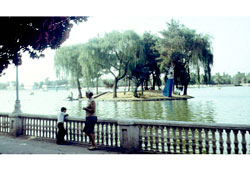 Душанбе. Озеро Комсомольское, 1984 год