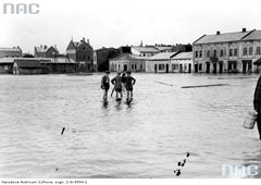 Стрый. Наводнение на городском рынке, 1927 год