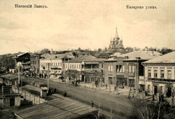 Ижевск. Улица Базарная, 1918 год