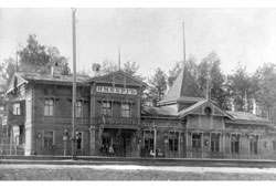 Кингисепп. Старый железнодорожный вокзал, 1910-е годы