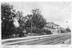 Ладушкин. Железнодорожный вокзал, 1900-1915 годы