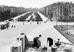 Липецк. Площадь Франценюка, 1957 год