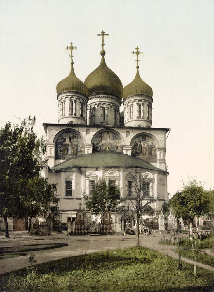 Москва. Церковь Ново-Спасского монастыря, около 1890