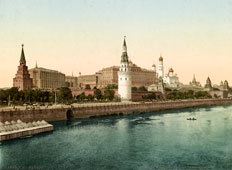 Москва. Панорама Кремля, около 1890