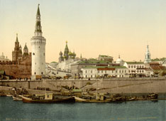 Москва. Панорама Кремля, около 1890