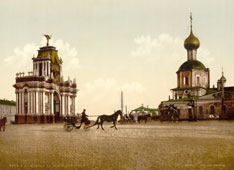 Москва. Red Gate Square, circa 1890