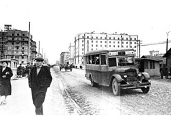 Мурманск. Проспект Сталина, 1940-е годы