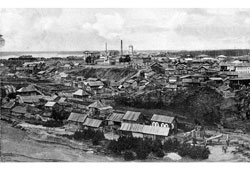 Новосибирск. Панорама города, 1910-е годы