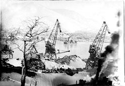 Петропавловск-Камчатский. Морской порт, 1940-е годы