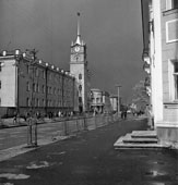 Петрозаводск. Главпочтамт и универмаг, 1950-е годы