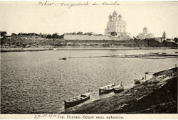 Псков. Панорама крепости, 1900-1907 годы