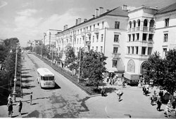 Саранск. Улица Советская, конец 60-х годов