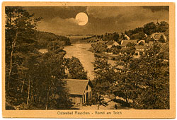 Светлогорск. Вечерний пейзаж пруда, 1905-1915 годы