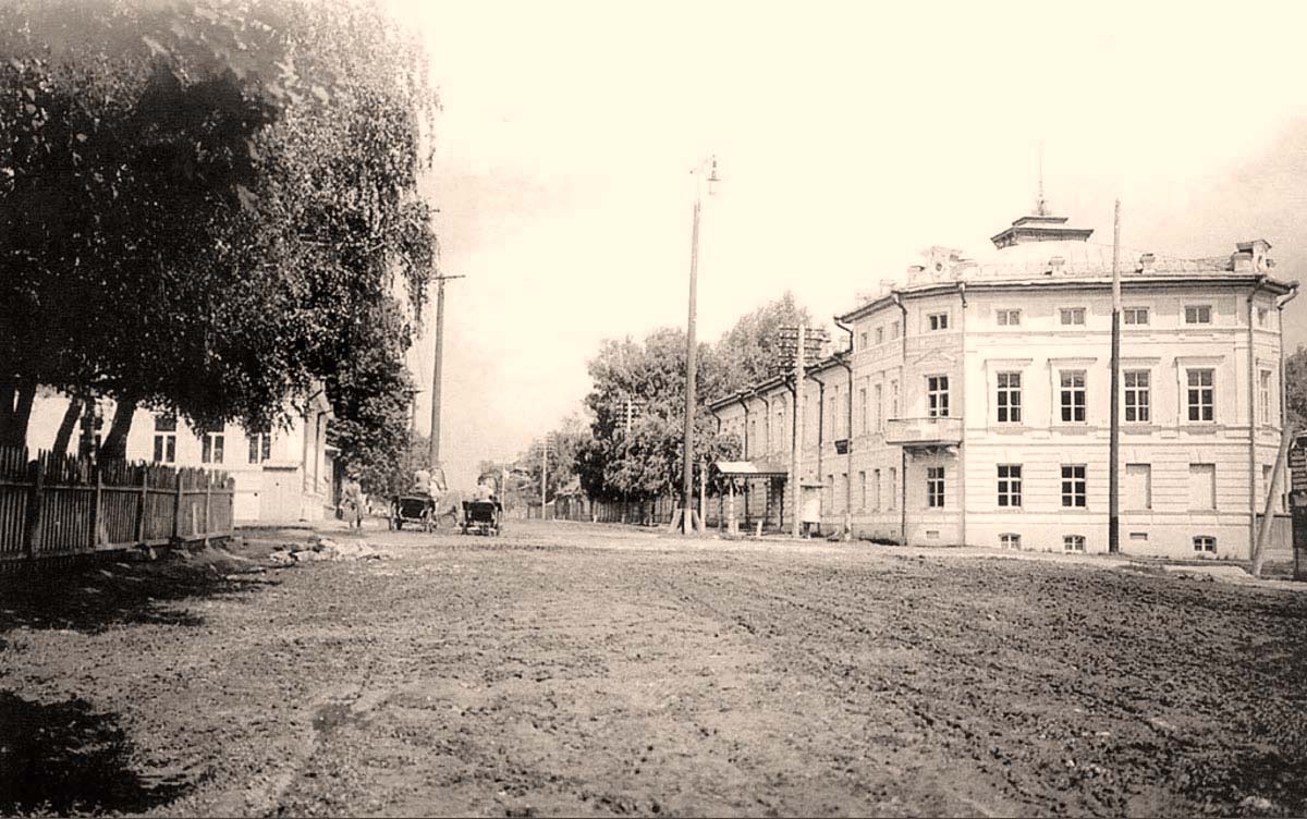 Уфа. Улица Телеграфная - Земская управа, между 1900 и 1917