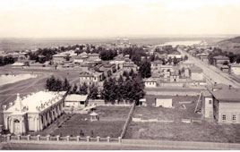 Уфа. Вид на северную слободу и Солдатское озеро, около 1915